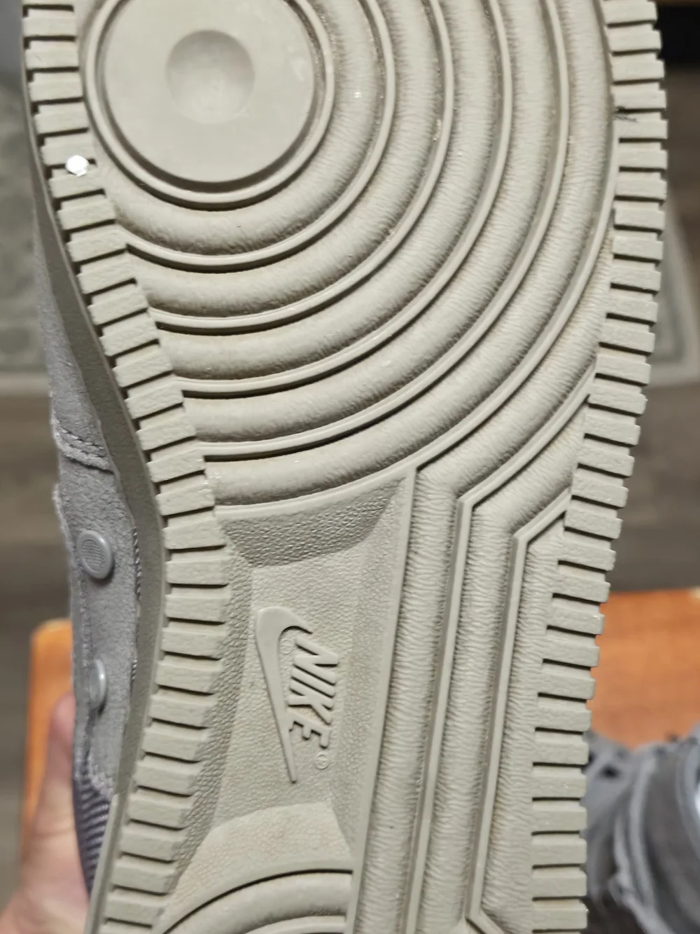 Nike Men's Special Fields High-Top Tactical Boot in Gray